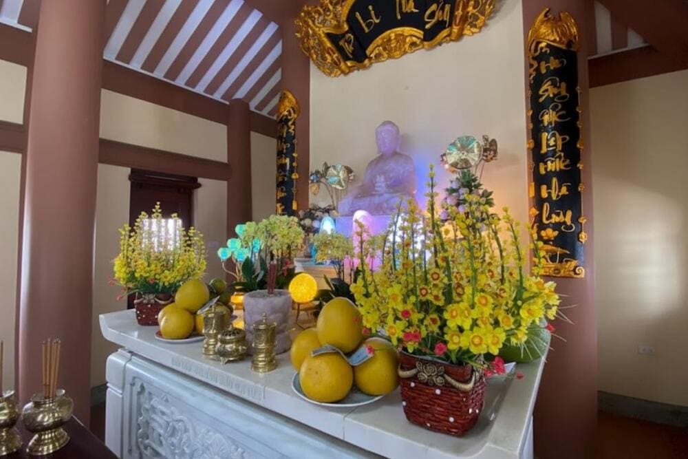 Hệ thống tượng hồng ngọc tại chùa Đại Tuệ